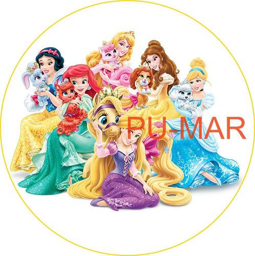 Opłatek na tort Księżniczka Śnieżka Aurora Zosia Bella Kopciuszek Arielka na Arena.pl