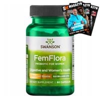 SWANSON FEMFLORA PROBIOTYK DLA KOBIET NA UKŁAD POKARMOWY JELITA 60 kaps