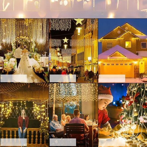 SOPLE 500 LED ŚWIATEŁKA LAMPKI CHOINKOWE ZEWNĘTRZNE WEWNĘTRZNE ŚWIĄTECZNE na Arena.pl