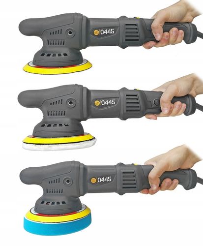 POLERKA SAMOCHODOWA SZLIFIERKA MIMOŚRODOWA DA + 4x GĄBKA +PASTA MENZERNA X3 na Arena.pl