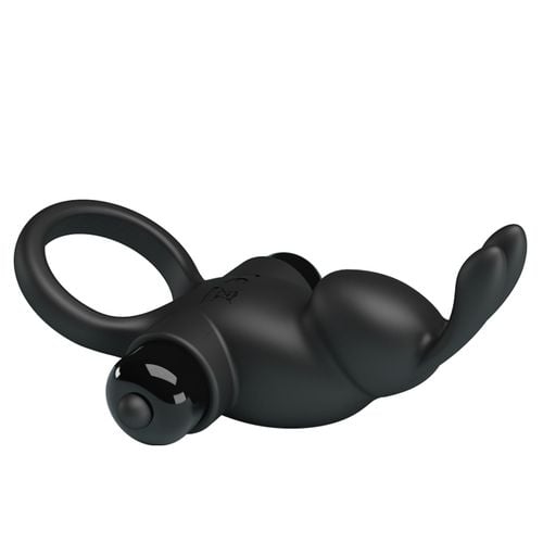 PRETTY LOVE   VIBRANT PENIS RING I Black na Arena.pl
