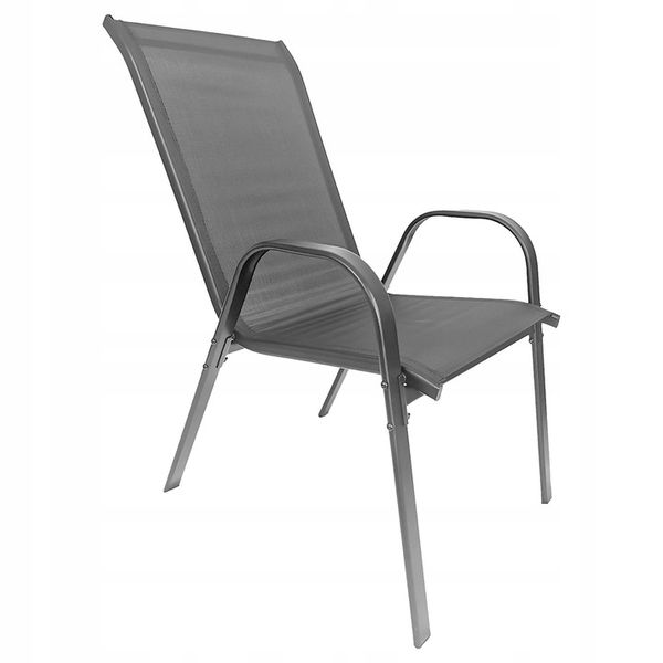 ZESTAW MEBLI OGRODOWYCH BALKON TARAS STÓŁ FI60 + 4x KRZESŁA MINORKA SZARE zdjęcie 10