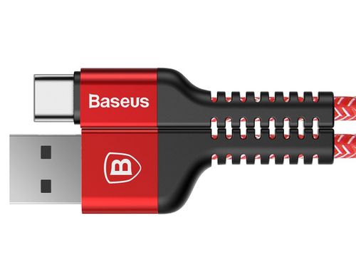 Kabel USB Type-C Baseus Anti-break 2A 150cm czerwony na Arena.pl