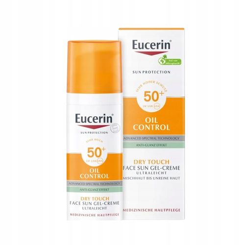 Eucerin Sun Oil Control kremowy żel ochronny do twarzy SPF 50+ 50 ml na Arena.pl