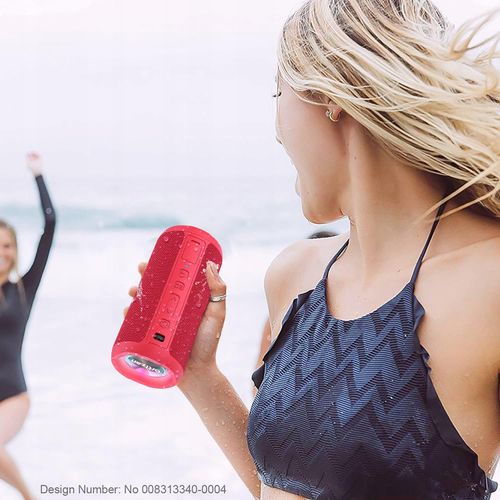 Głośnik przenośny bezprzewodowy Ortizan X10 Czerwony Bluetooth 24 W na Arena.pl