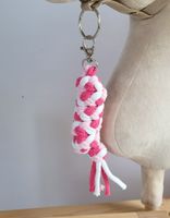 Uwiąz dla Hobby Horse ze sznurka - jasny róż/ ciemny róż/ biały