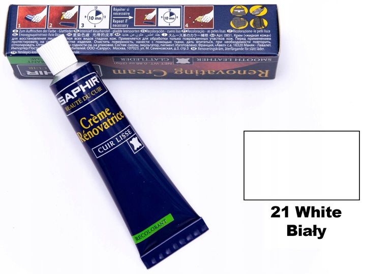 SAPHIR RENOVATING CREAM KREM DO RENOWACJI SKÓR zdjęcie 1