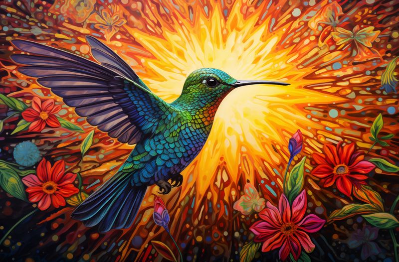 Plakat 86,4x56,8cm Koliber Barw zdjęcie 1