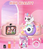 Aparat cyfrowy fotograficzny dla dzieci Gontence 1080p HD 2" karta SD 32GB