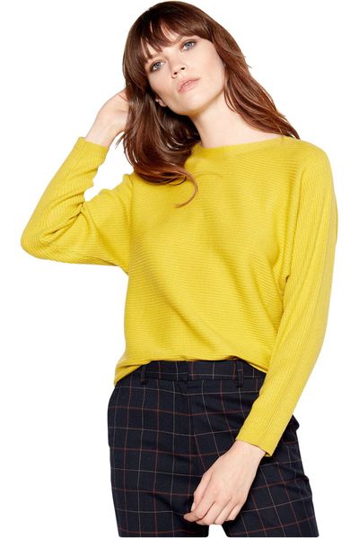 Debenhams Szafranowy Asymetryczny Sweter - 42 / XL zdjęcie 1