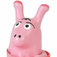 condomerie prezerwatywa artystyczna łydka ręcznie malowana lateksowa