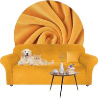 POKROWIEC NA KANAPĘ NAROŻNIK WELUR 145-185 CM