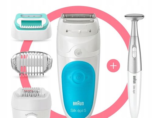 Depilator Damski Braun Silk-épil 5 5-810 na mokro na sucho GOLARKA TRYMER na Arena.pl