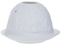 Lampion porcelanowy z kominkiem