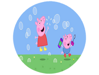 Opłatek na tort Świnka Peppa