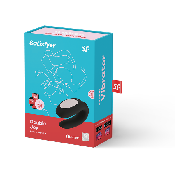 Satisfyer Double Joy Black Incl. Bluetooth And App zdjęcie 6