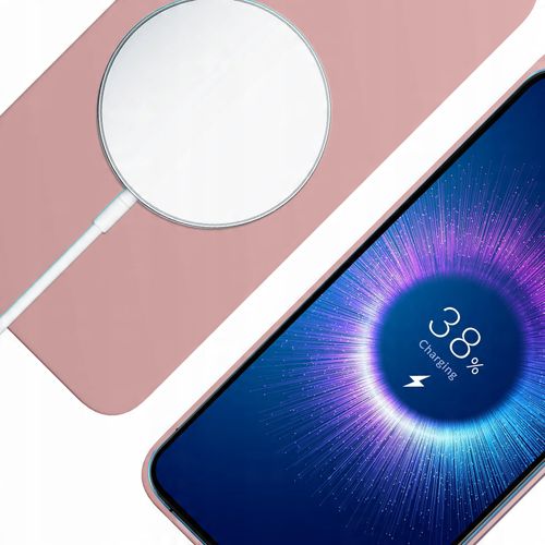 Różowe etui z MagSafe case na tył do Apple iPhone 15 3mk HARDY MagSilicone na Arena.pl