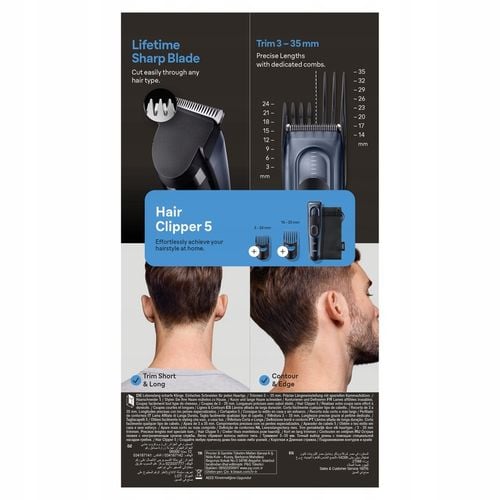 Maszynka do strzyżenia włosów Braun Series 5 HC5350, Memory SafetyLock na Arena.pl