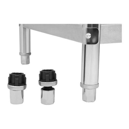 Stół blat roboczy gastronomiczny stalowy centralny z półką 200x60cm na Arena.pl