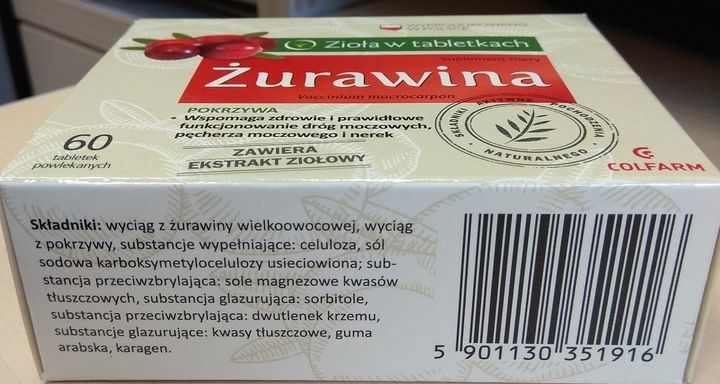 COLFARM ŻURAWINA 60TABLETEK zdjęcie 5