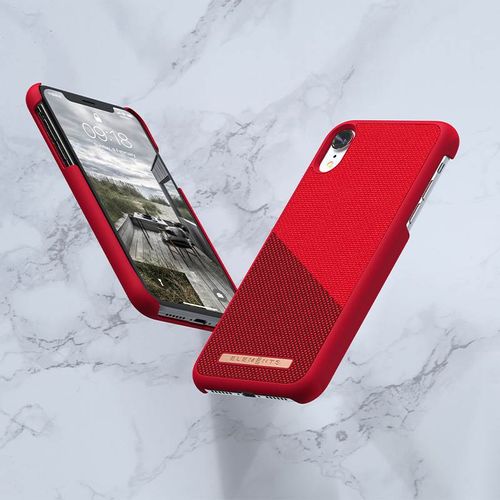 Nordic Elements Saeson Freja - Materiałowe etui iPhone XR (Red) na Arena.pl