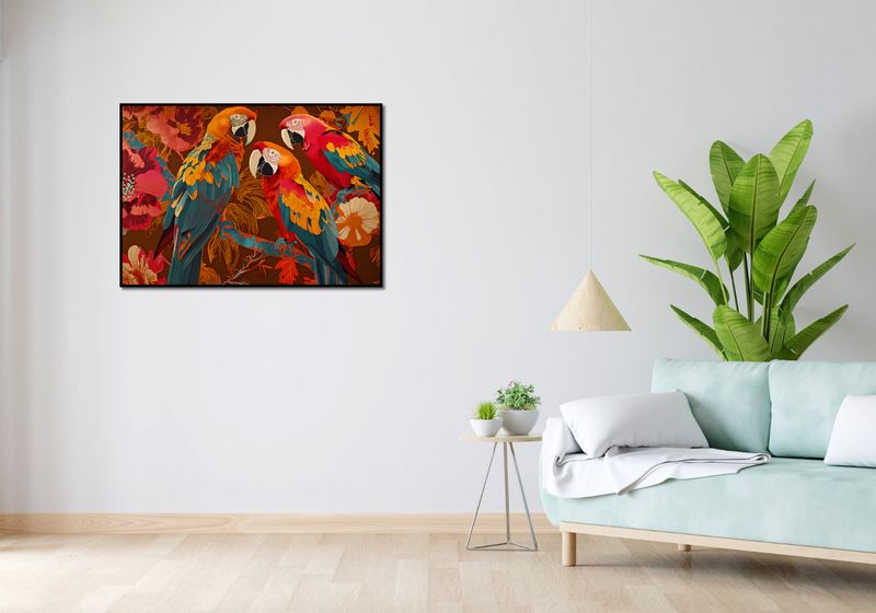 Plakat 100x70cm Kolorowe Ary zdjęcie 4