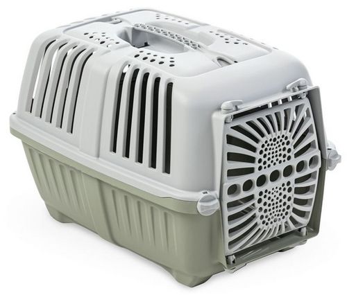 Transporter dla małych zwierząt, kotów i psów Yarro Pratiko zielono-szary na Arena.pl