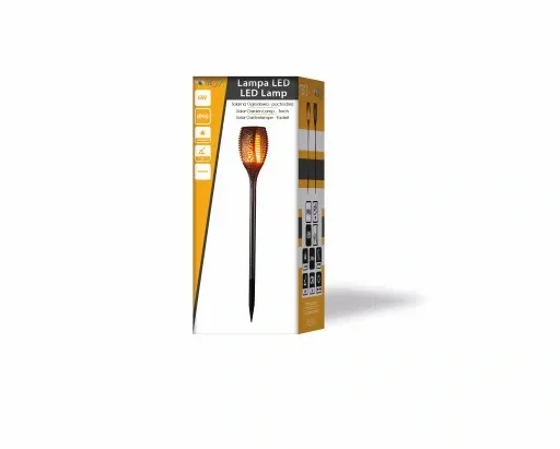 6x Lampa solarna LED POCHODNIA efekt OGIEŃ PŁOMIEŃ zdjęcie 3