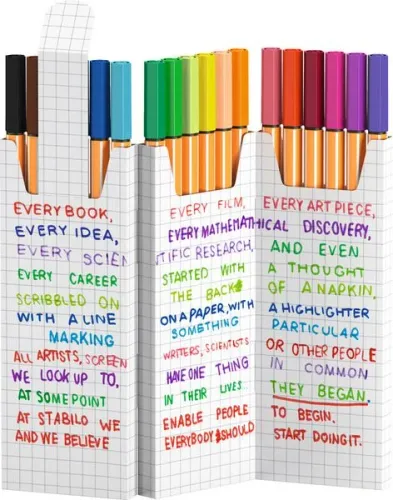 CIENKOPIS STABILO POINT 88 18 SZTUK ZIG-ZAG na Arena.pl