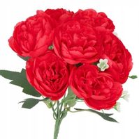 SZTUCZNE KWIATY BUKIET DUŻY GĘSTY PEONIA PIWONIA