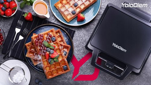 GOFROWNICA 2300W 2 DUŻE GOFRY REGULACJA CHRUPKOŚCI NIEPRZYWIERAJĄCA na Arena.pl