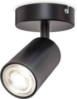 lampa sufitowa led reflektor punktowy czarny