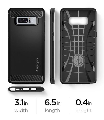 ETUI SPIGEN RUGGED ARMOR GALAXY NOTE 8 MATTE BLACK na Arena.pl