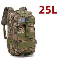 Plecak trekkingowy 25 l czarny 25 l-Camouflagegreen