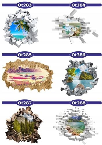 Naklejka samoprzylepna efekt 3D widok miasto nocą na Arena.pl