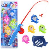 Zestaw Zabawka Łowienie Rybek do Kąpieli Wody Wanny Wędka Rybki na Magnes