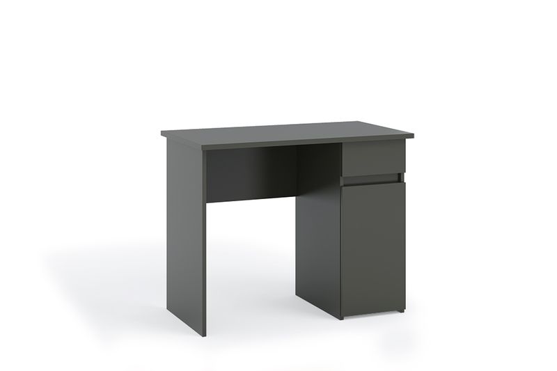 biurko młodzieżowe 92 cm komputerowe szary grafit zdjęcie 1