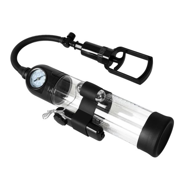 Pompka-Powerpump MASTER Vibrating - Black&Clear zdjęcie 2