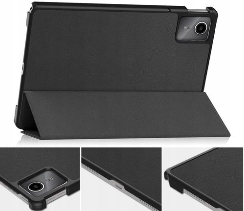 ETUI SMART CASE POKROWIEC NA TABLET DO LENOVO TAB M11 11" CZARNE Z KLAPKĄ na Arena.pl