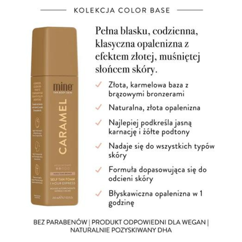 MineTan Caramel Pianka Samoopalająca Brązująca 200ml na Arena.pl