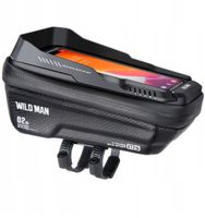 Torba sakwa rowerowa na ramę wodoodporna twarda Wildman XT2S czarna