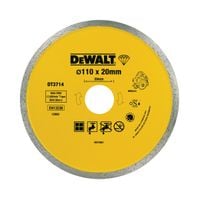 tarcza diamentowa do cięcia płytek 110*20mm - dw dt3714-qz