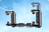 MOCNY UCHWYT NA TELEFON DO SAMOCHODU MOCOWANY NA LUSTERKO WSTECZNE COFANIA