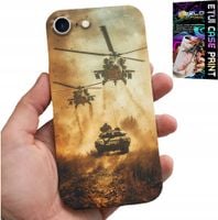 ETUI DO IPHONE SE / SE2 - HELIKOPTER WOJSKOWY CZOŁG MILITARIA CASE