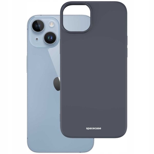 Spacecase Silicone Case Iphone 14 Plus Black zdjęcie 2