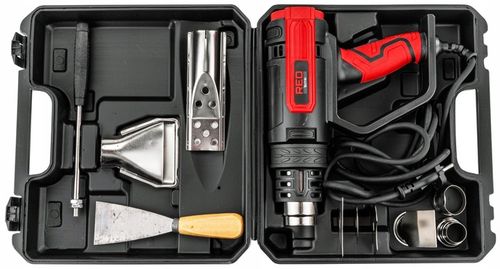 OPALARKA ELEKTRYCZNA Z REGULACJĄ 2 BIEGI LCD 50-650°C 2200W MOCNA +5 na Arena.pl