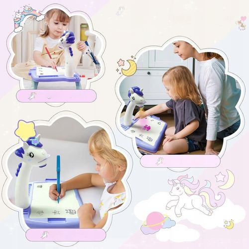 Projektor do Rysowania dla Dzieci Rzutnik do Nauki Tablica ze Stołem Mazaki na Arena.pl