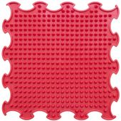 mata sensoryczna Kolce 30x30cm czerwony twardy