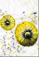 100 70CM OBRAZ PŁÓTNO ŻÓŁTE DMUCHAWCE PŁÓTNO RAMA