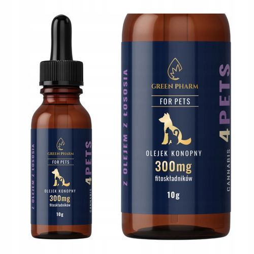 Olejek CBD 3% | Dla Psa| Dla Kota 300mg 11ml | Weterynaryjny | Bez THC na Arena.pl